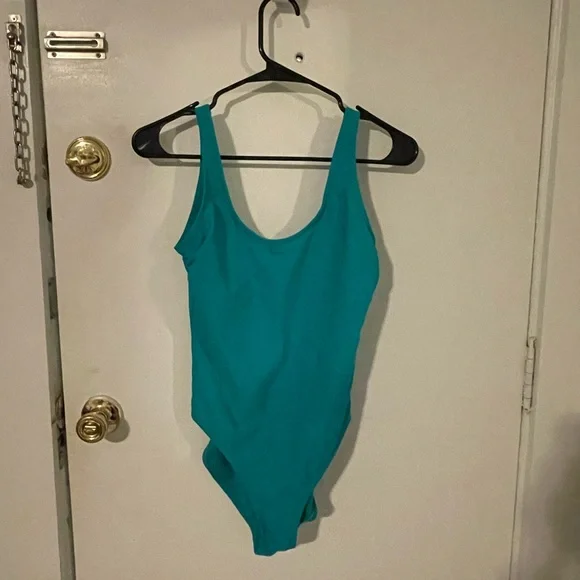 xhilaration one-piece high-leg swimsuit - Picture 1 of 3